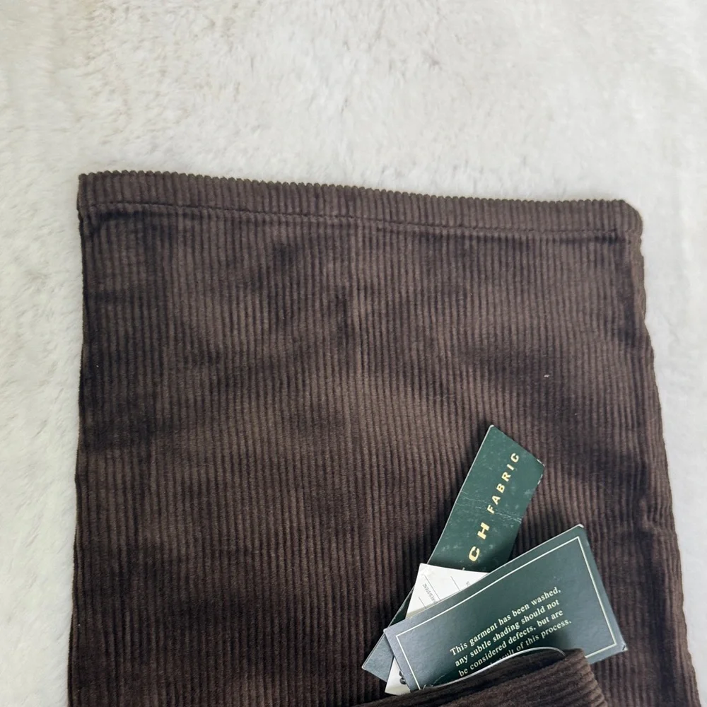 NWT Ralph Lauren Dark Brown Corduroy Pants 16 - Picture 7 of 13